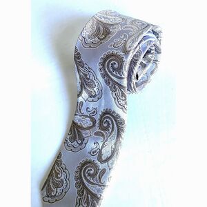 Zianetti Italian Silk Paisley Tie Luxury Designer Neckwear Classic Gift Idea